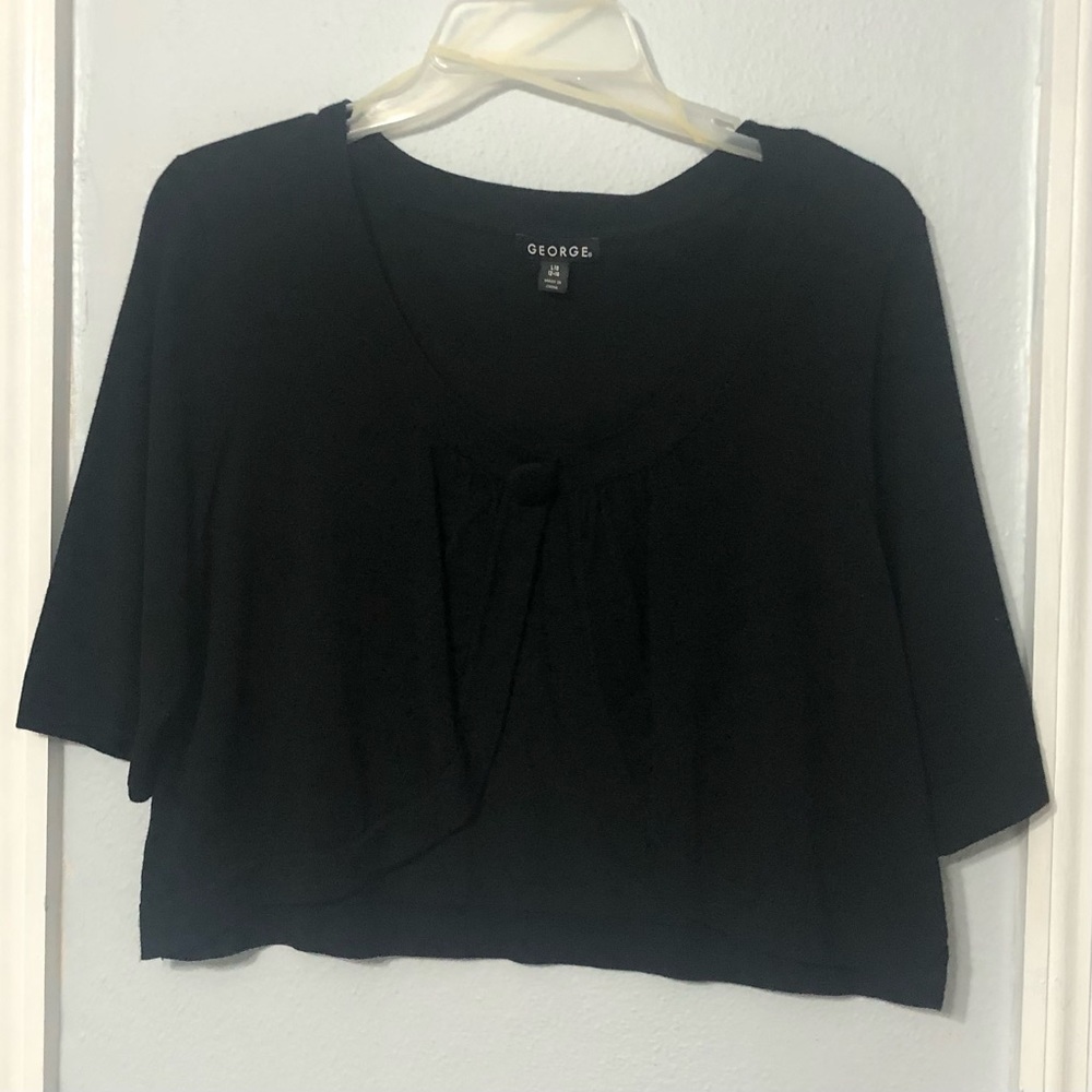 Black Mid sleeve cardigan